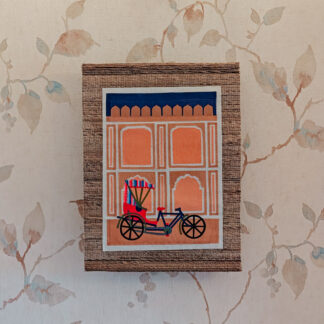 Calyz Indian Cycle Riksha Wall Hanging